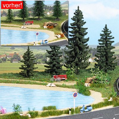 Facelift-Set Sommer H0 - Busch 1273 Spur H0