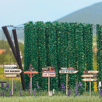 Holzwegweiser H0 - Busch 1488 Spur H0