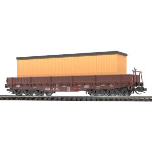 Flachwagen Samm 4818 Kiste TT - Busch 31183 Spur TT