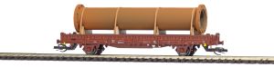 Flachwagen Flanschrohr Ks - Busch 31512 Spur TT