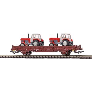 Flachwagen mit Rungen Ks [330 - Busch 31514 Spur TT