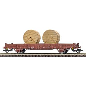Flachwagen Ks/Kabeltrommel TT - Busch 31519 Spur TT