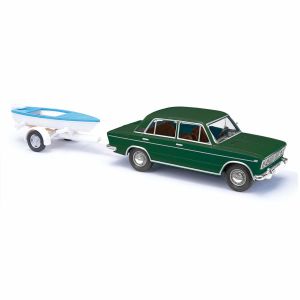 Lada 1500 mit Bootsanh�nger - Busch 50516 1:87