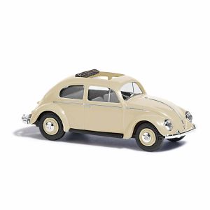 VW K�fer, Beige mit Stoffdach - Busch 52945 1:87