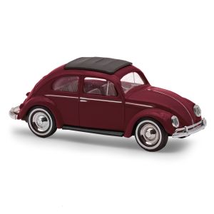 VW K�fer m. Ovalfenster, Wein - Busch 52991 1:87
