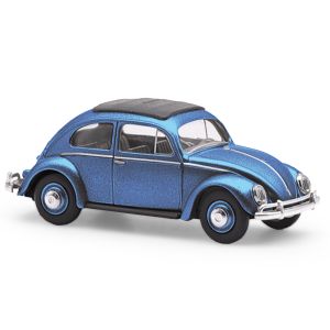 VW K�fer m. Ovalfenster, Blau - Busch 52996 1:87