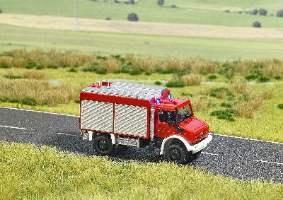 Mercedes Unimog Feuerwehr H0 - Busch 5599 1:87