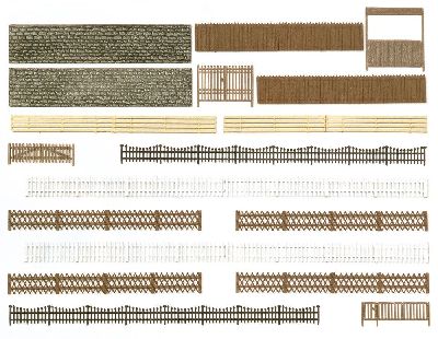 Z�une,Mauern,Tore H0 - Busch 6017 Spur H0