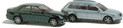 Audi/Mercedes metallic N - Busch 8346 1:160