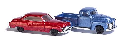Chevy Pick up & Buick N - Busch 8349 1:160