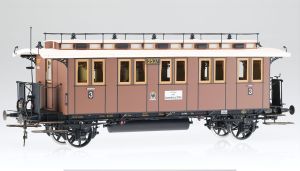 Preu�. Personenwagen K.P.E.V Ep. I braun  3.-Klasse - Dingler 119700 Spur 1