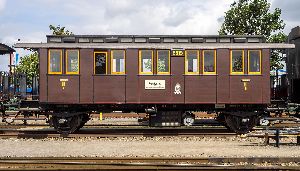 Preu�. Personenwagen DB Ep. III gr�n 3.-Klasse/Traglastabt. - Dingler 119902 Spur 1