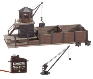 Kleines Bw-Set mit Servoantri - Faller 120128 Spur H0