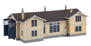 Lokschuppen, 1-st�ndig - Faller 120287 Spur H0