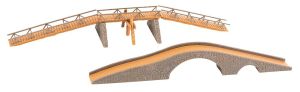 2 Fu�g�ngerbr�cken - Faller 120526 Spur H0