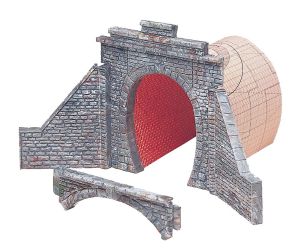 Tunnelportal f�r Dampf- und O - Faller 120559 Spur H0