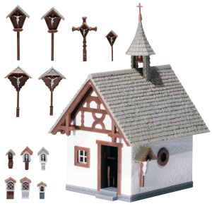 Kapelle mit Wegkreuzen - Faller 130235 Spur H0