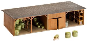 Heuballenlager mit Werkstatt - Faller 130523 Spur H0