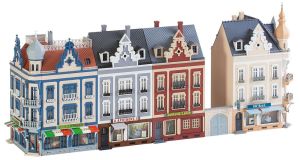 Stadth�userzeile Beethovenstr - Faller 130701 Spur H0