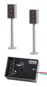 2 LED-Ampeln mit Elektronik - Faller 162060 Spur N