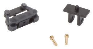 Vorderachse, montiert f�r N o - Faller 163054 Spur N