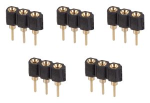 5 Ladebuchsen, umspritzt - Faller 163602 Spur H0