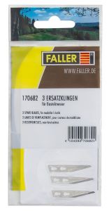 3 Ersatzklingen f�r Bastelmes - Faller 170682 -