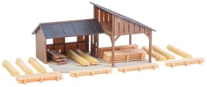 Holzlagerschuppen - Faller 180498 Spur H0