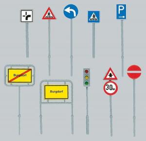 Verkehrsschilder-Set - Faller 180541 Spur H0