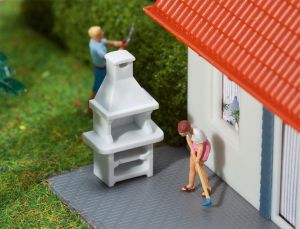 2 Gartengrills - Faller 180902 Spur H0