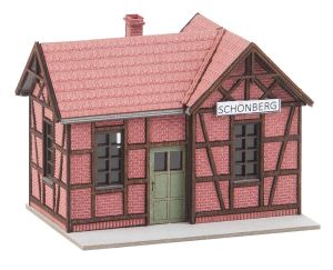 Haltepunkt Sch�nberg - Faller 212150 Spur N