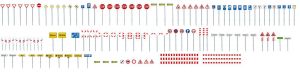 Verkehrsschilder-Set - Faller 272449 Spur N