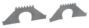2 Tunnelportale, 2-gleisig - Faller 272588 Spur N