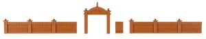 Fabrikmauer - Faller 272917 Spur N