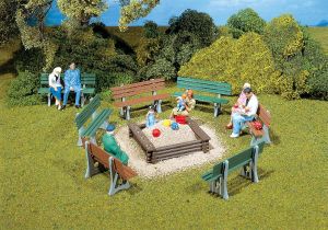 6 B�nke - Faller 330979 Spur 2m / G