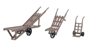 Schubkarren-Set - Faller 333228 Spur 2m / G