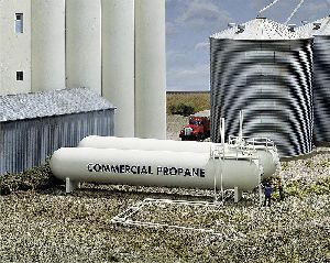 2 Gastanks - Faller 533129 Spur H0