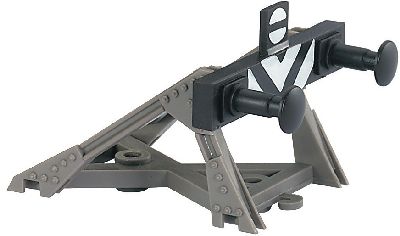 Prellbock mit Gleissperr-Signal zum Aufstecken - Fleischmann 6117 Spur H0