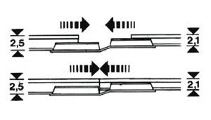 �bergangs-Schienenverbinder 20 St�ck - Fleischmann 6437 Spur H0
