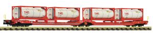 Doppeltwg.T3000e RCA + TWA Tankcontainer - Fleischmann 6660054 Spur N