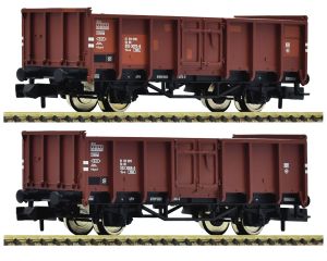 2er Set offene Guterwagen DR - Fleischmann 6660138 Spur N
