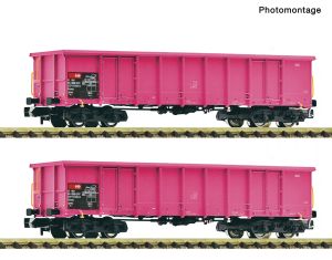 2er Set offene Guterwagen Ean - Fleischmann 6660163 Spur N