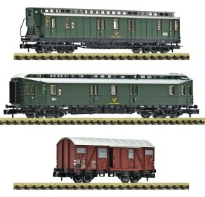3er Set Postzug - Fleischmann 6660168 Spur N