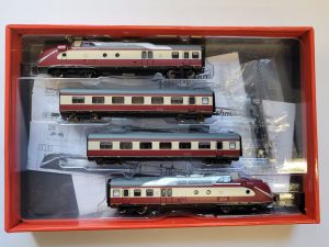 Gasturbinentriebzug BR 602 DB IV 4-tlg. DC-analog - Fleischmann 7760001.1 Spur N