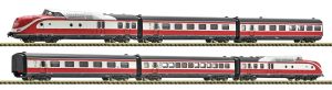 6er Set Dieseltriebzug VT 601 - Fleischmann 7770010 Spur N