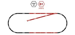 Gleisset B1 - Fleischmann 919010 Spur N