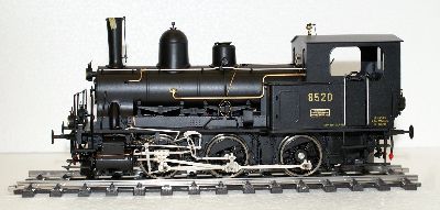 SBB E 3/3 no.8520 Ep.III schwarz TIGERLI - Fulgurex 1261/5 Spur 1