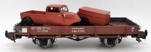 Niederbordwagen X05 Ep.II DRG Tempo und Anh�nger - Huebner 20472D Spur 1
