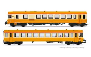 SNCF, 2-tlg. Triebwagen X 4790, orange-graue Farbgebung - Jouef HJ2627 Spur H0