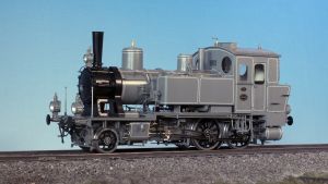 BR 70 / Bay. Ptl 2/3 6002 Fotolack grau Dampflok - KM1 167020 Spur 0